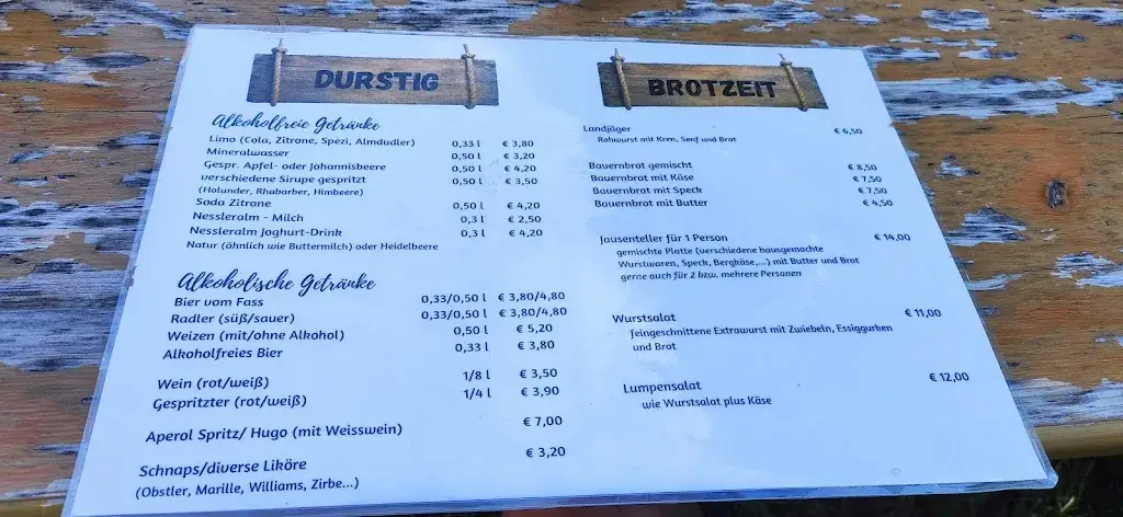 Menu_Nessleralm 1610m_Pettneu_image_1