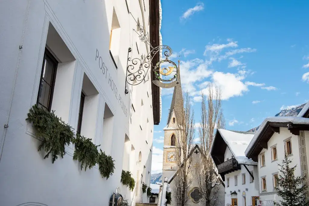 Posthotel Pfunds restaurant à Pfunds