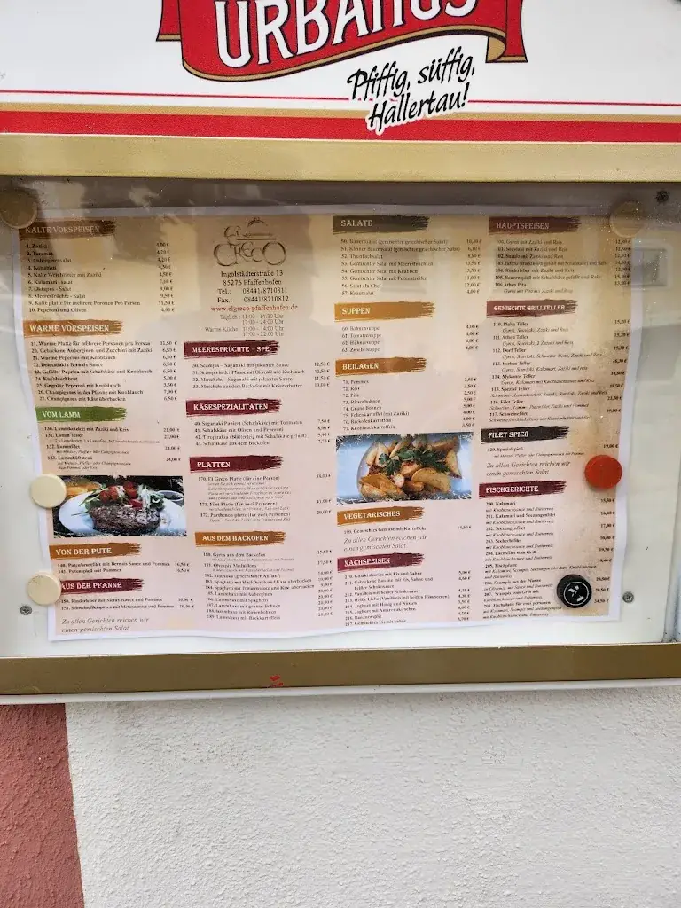 Menu_El Greco Restaurant_Pfaffenhofen_image_1