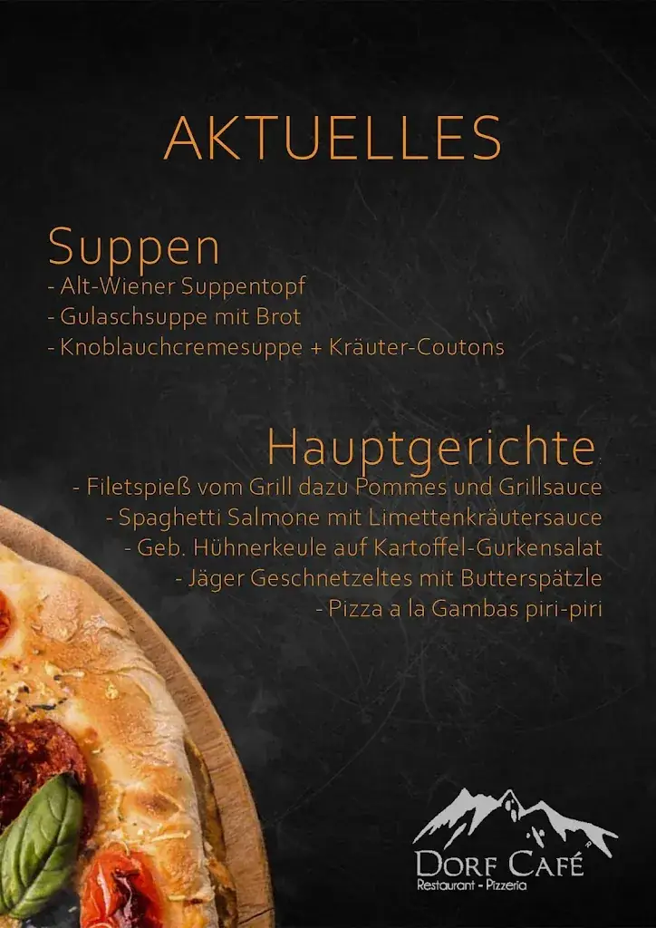Menu_Dorfcafe Pizzeria Ranggen_Ranggen_immagine_1