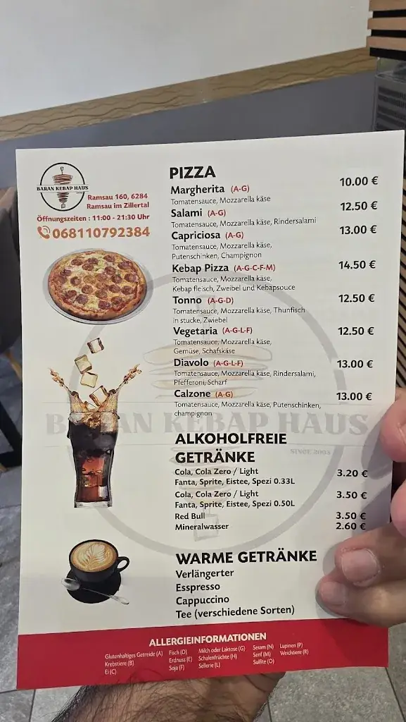 Menu_Baran Kebab Haus_Ramsau im Zillertal_immagine_4