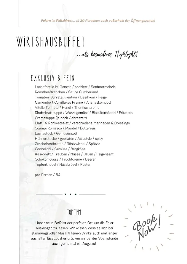 Menu_WiRTSHAUS PLÅTZHiRSCH_Döbriach_immagine_4