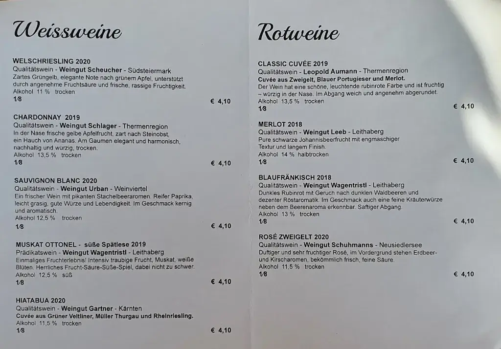 Menu_Ritschi's Restaurant_Döbriach_image_2