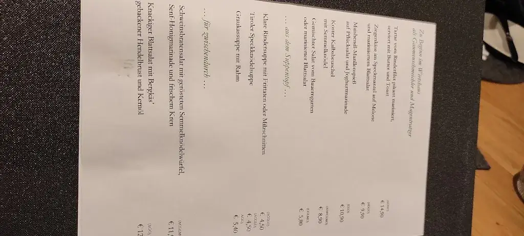 Menu_Gasthof Hirschen_Reith bei Seefeld_image_1