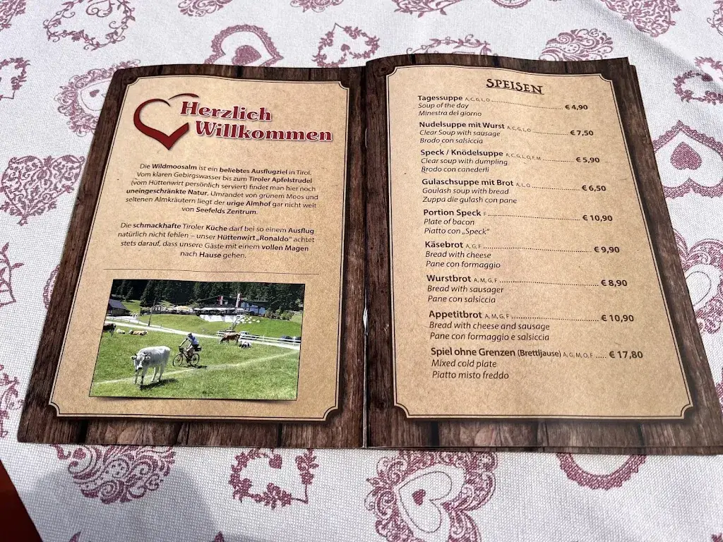 Menu_Wildmoosalm Seefeld_Reith bei Seefeld_image_2