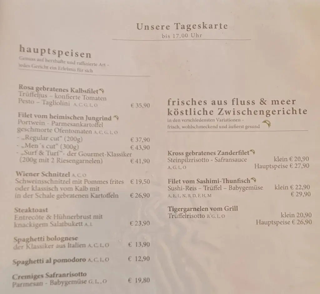 Menu_Restaurant & Bar - Strandperle Seefeld | Location für Hochzeiten & Firmenfeiern_Reith bei Seefeld_image_1