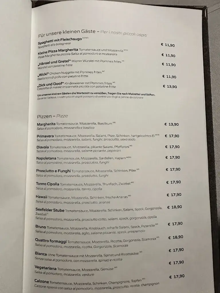Menu_Restaurant Seefelder Stube_Reith bei Seefeld_image_1