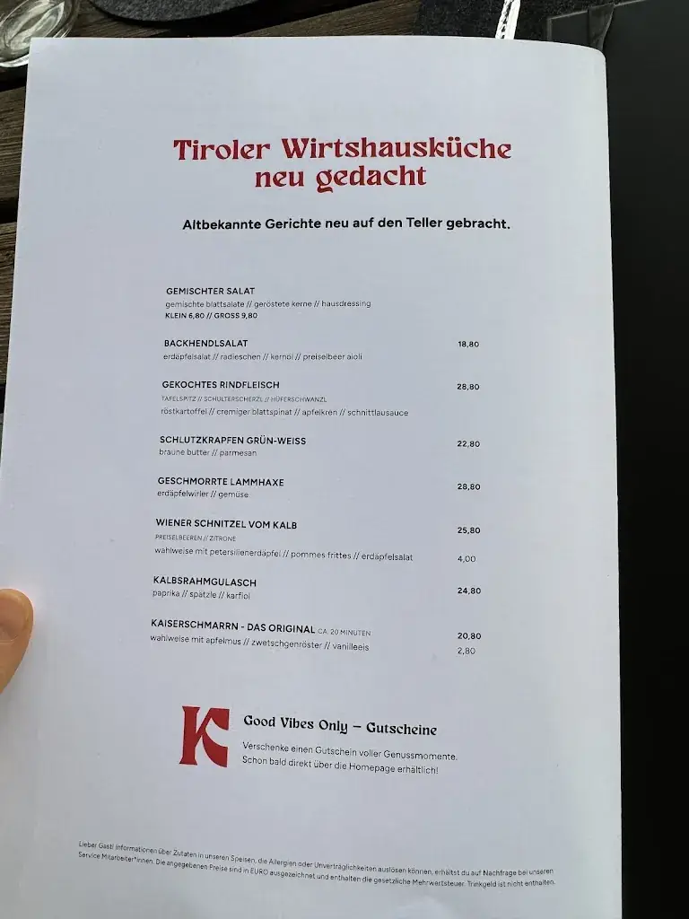 Menu_Kracherlemoos Seefeld_Reith bei Seefeld_immagine_2