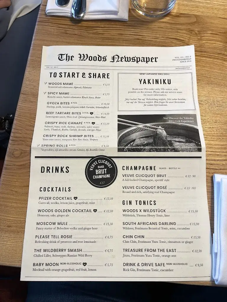 Menu_Woods Seefeld - Kitchen & Bar_Reith bei Seefeld_immagine_3