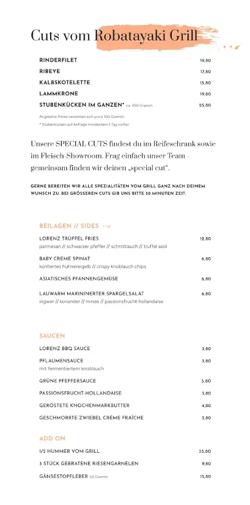 Menü_LORENZ in der alten Mühle_Scharnitz_Bild_2