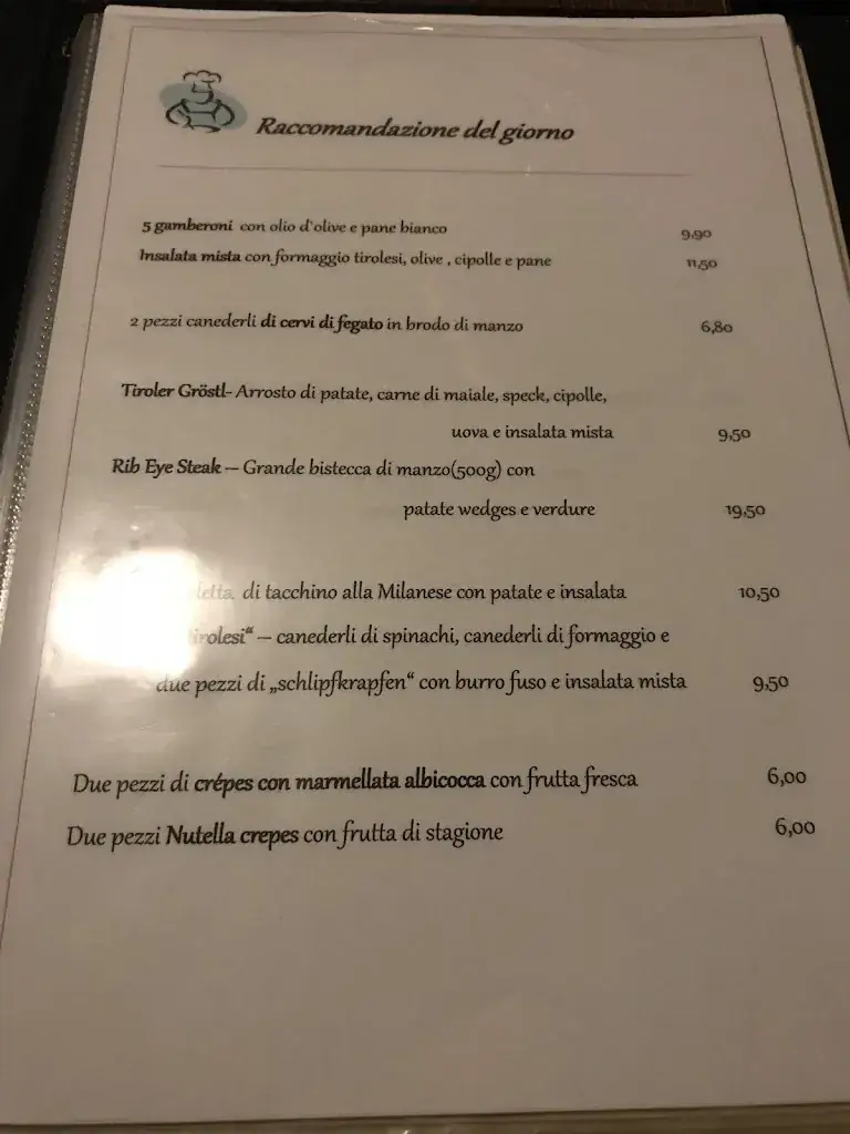 Menu_Gasthaus Alzenbrunn_Sankt Veit in Defereggen_immagine_4