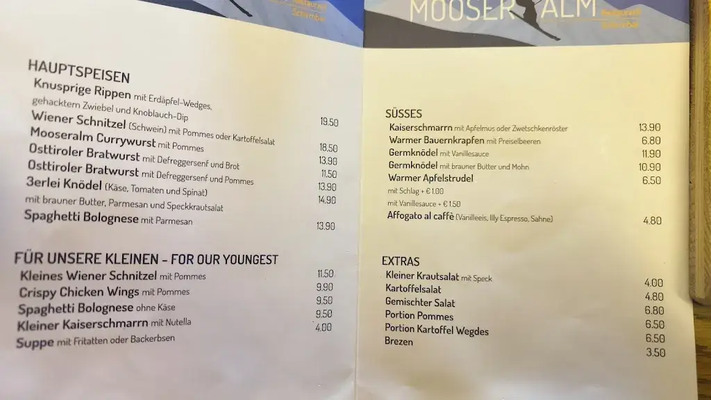 Menu_Sonnenplateau Mooseralm_Sankt Veit in Defereggen_immagine_2