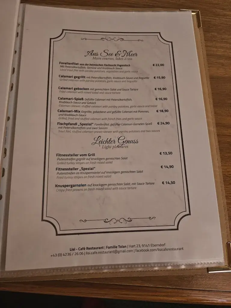 Menu_Lisi - Café Restaurant_Eberndorf_image_1