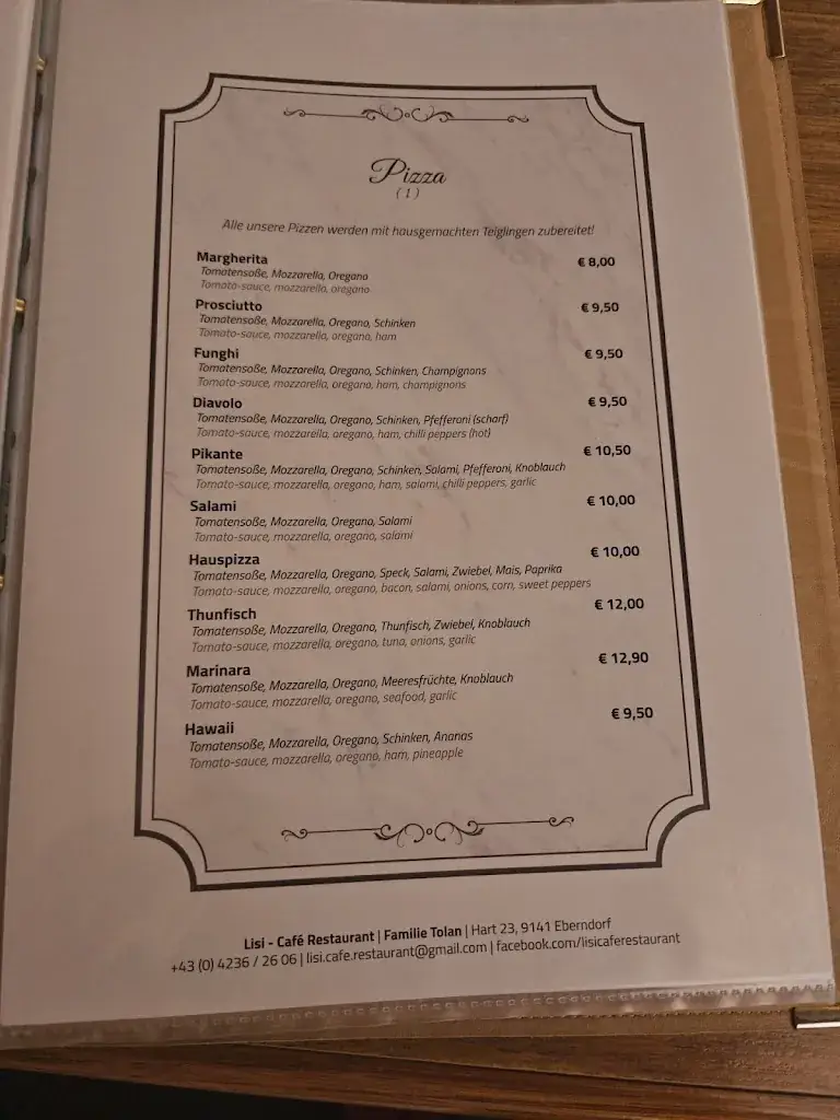 Menu_Lisi - Café Restaurant_Eberndorf_image_2