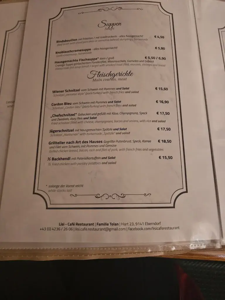 Menu_Lisi - Café Restaurant_Eberndorf_image_4