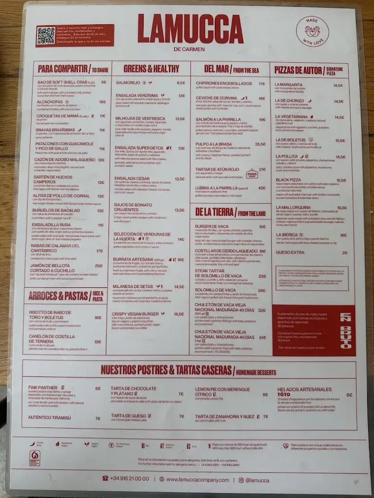 Menu_Lamucca del Carmen_Rum_image_1