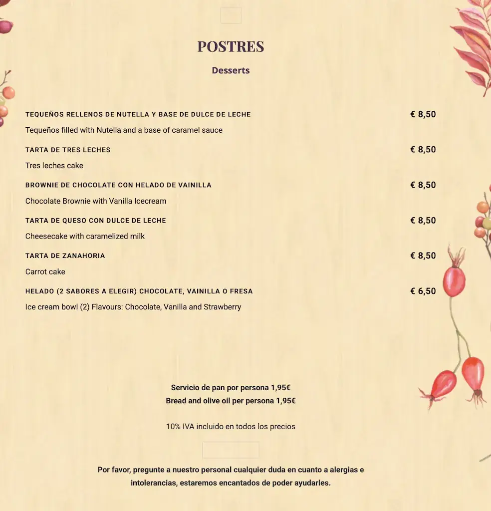 Menu_Doña Luz Restaurante_Rum_image_3