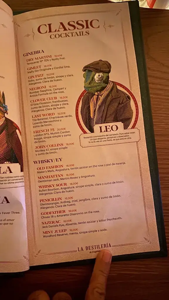 Menu_La Destilería de Amazónico_Rum_immagine_2