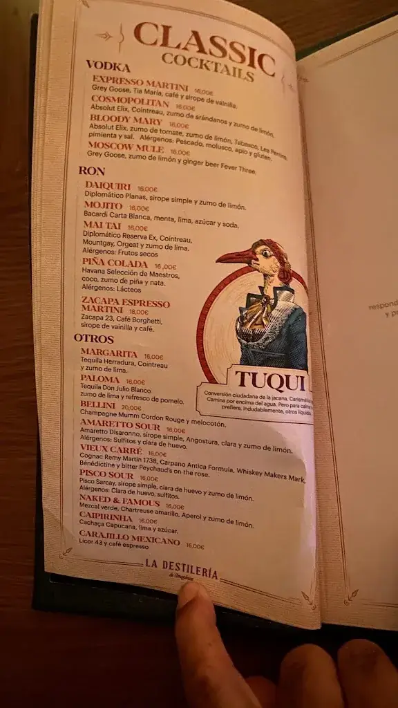 Menu_La Destilería de Amazónico_Rum_immagine_4