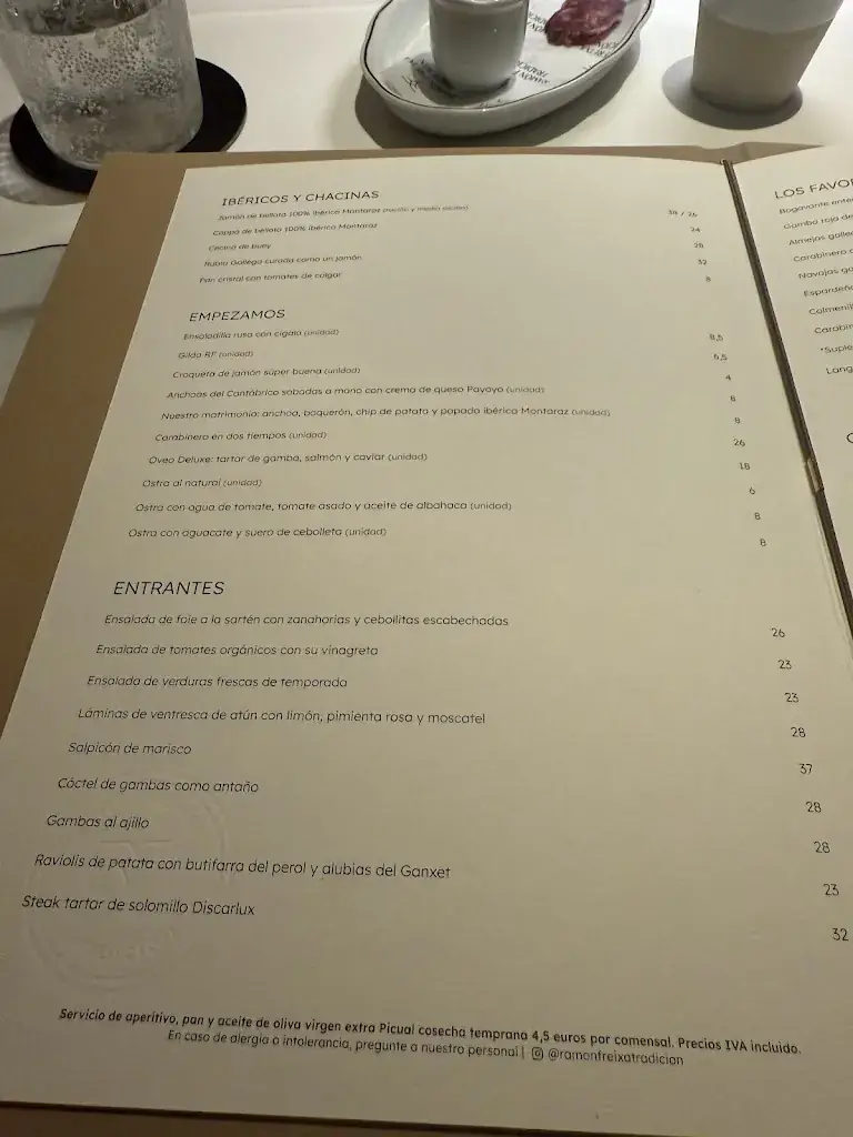 Menu_Ramón Freixa Tradición_Rum_immagine_4