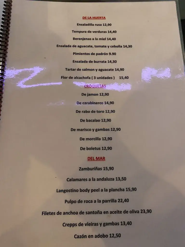 Menu_La Rita_Rum_image_3