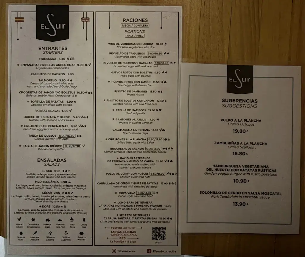 Menu_Taberna El Sur_Rum_immagine_2