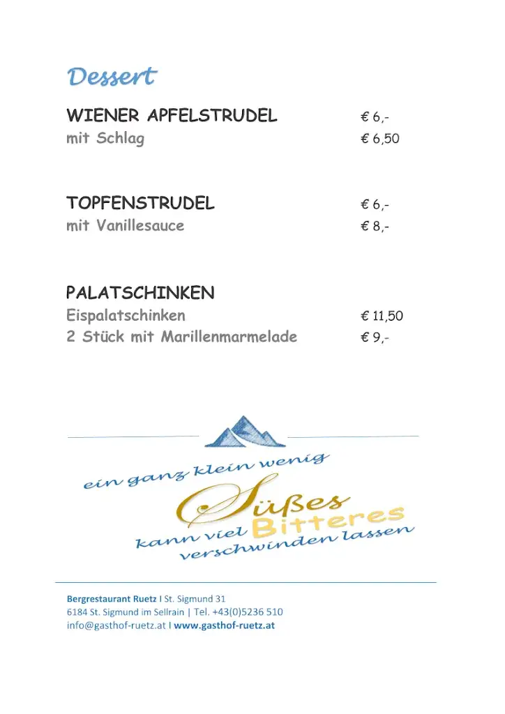 Menu_Alpengasthof - Bergrestaurant Ruetz_Sellrain_image_2