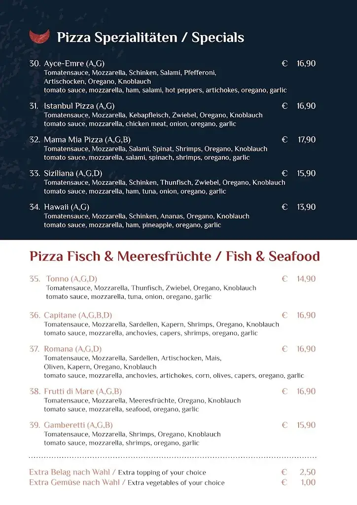 Menu_Pizzeria Restaurant Chiaro di Luna_Söll_image_4