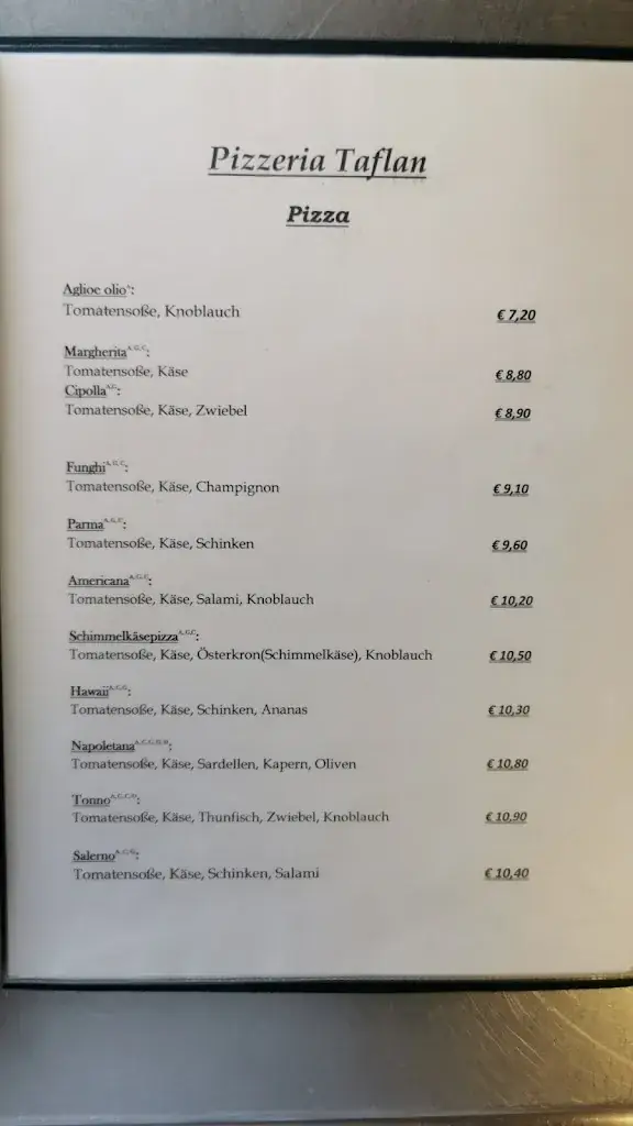 Menu_Pizzeria TAFLAN_Stams_immagine_1