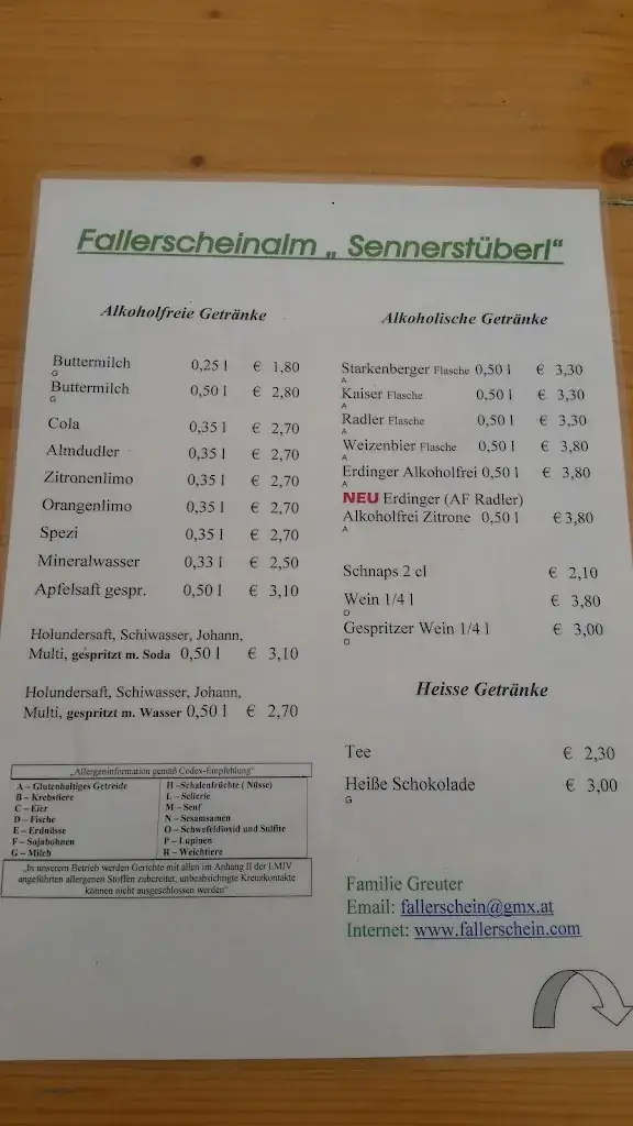 Menu_Michl‘s Fallerscheinstube_Stanzach_image_4