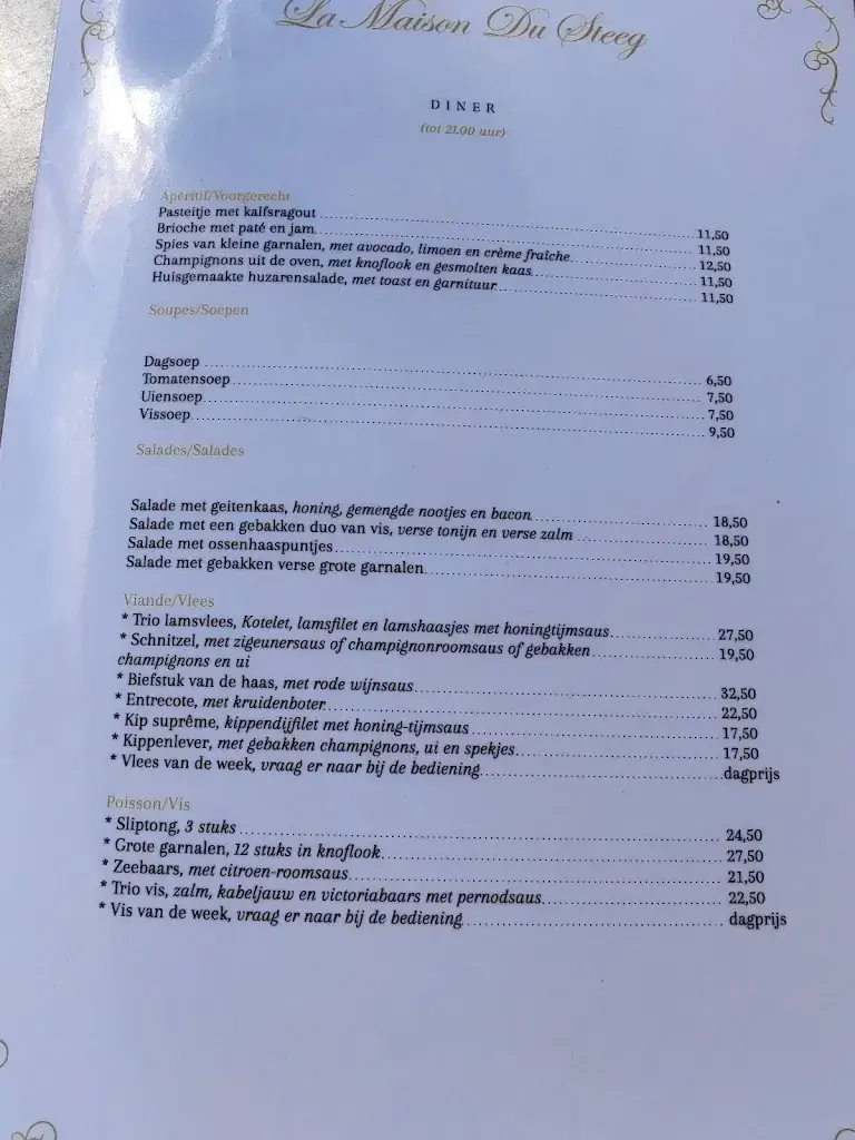 Menu_La Maison du Steeg_Steeg_immagine_3