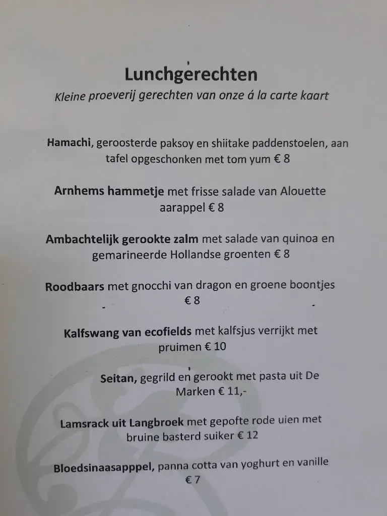 Menü_Bar Restaurant Koetshuis by Rhederoord_Steeg_Bild_3