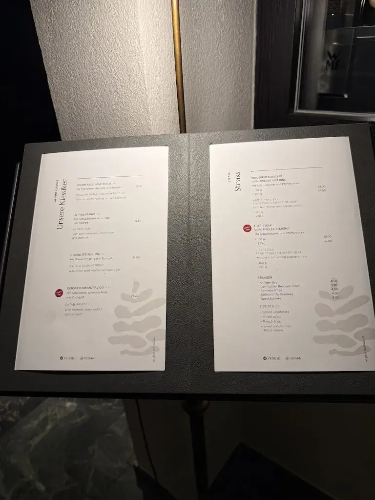 Menu_Restaurant al-pine Sölden - Adults only_Sölden_immagine_1