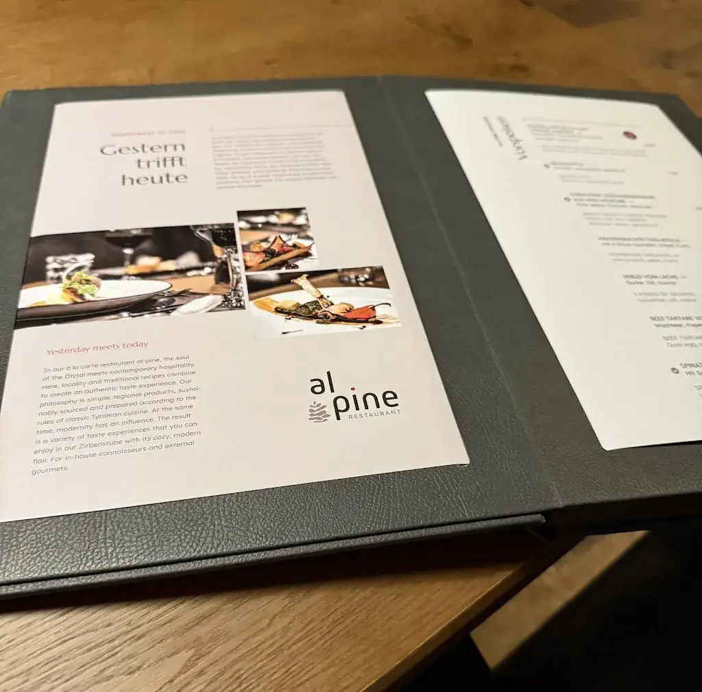 Menu_Restaurant al-pine Sölden - Adults only_Sölden_immagine_2