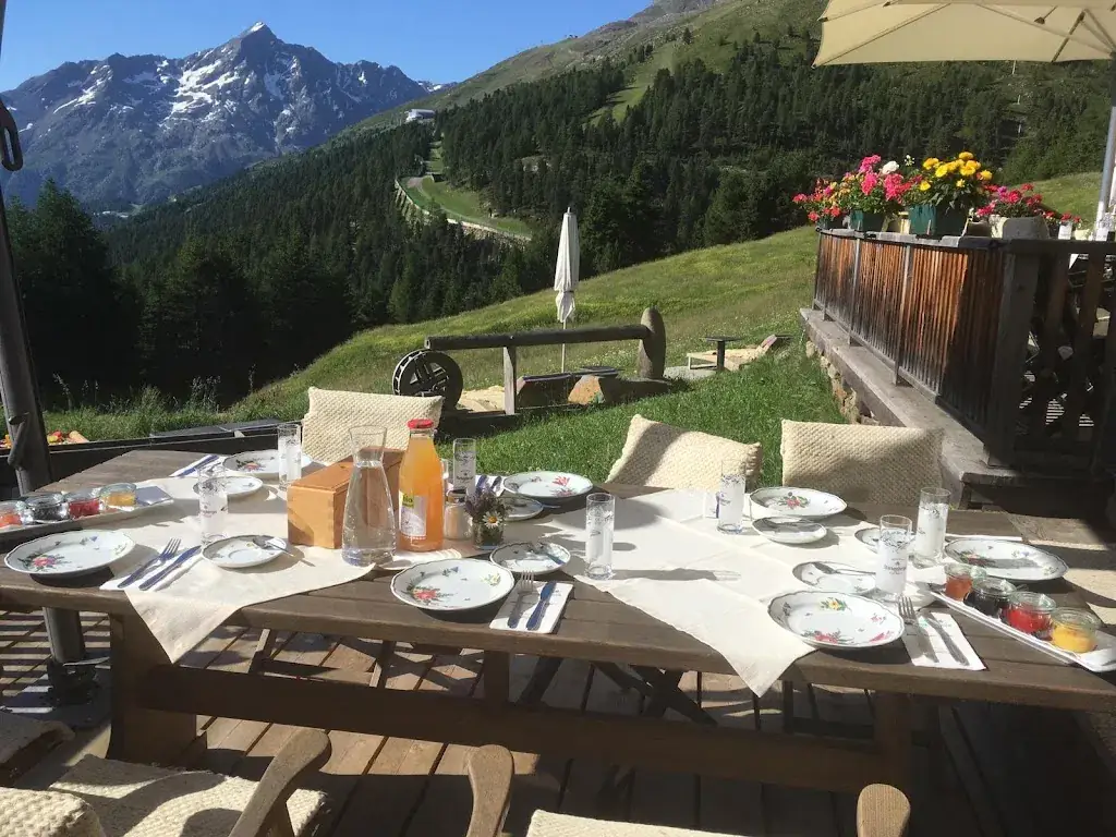 Almwirtschaft Gampe Thaya ristorante a Sölden