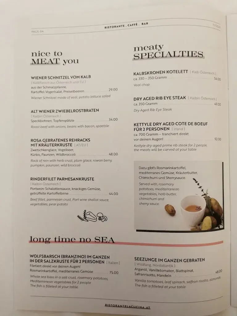 Menu_La Cucina Ristorante Caffè Bar Sölden_Sölden_image_1