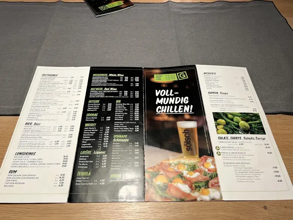 Menu_G’s Cafe_Sölden_immagine_1