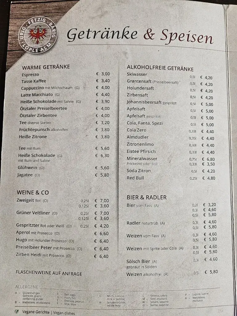 Menu_Restaurant Löple Alm_Sölden_image_1