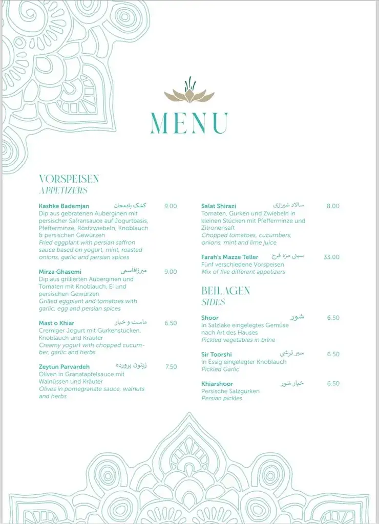 Menu_Farah Café & Restaurant_Stans_image_1