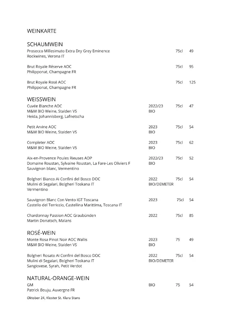 Menu_K Events Odermatt Gastro_Stans_immagine_2