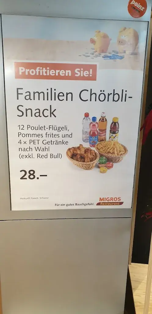 Menu_Migros-Restaurant - Stans - Länderpark_Stans_immagine_1