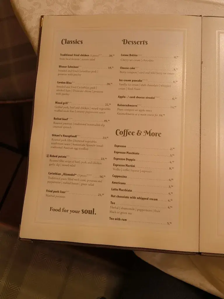 Menu_Gasthaus Urbani Wirt Bodensdorf_Bodensdorf_immagine_3