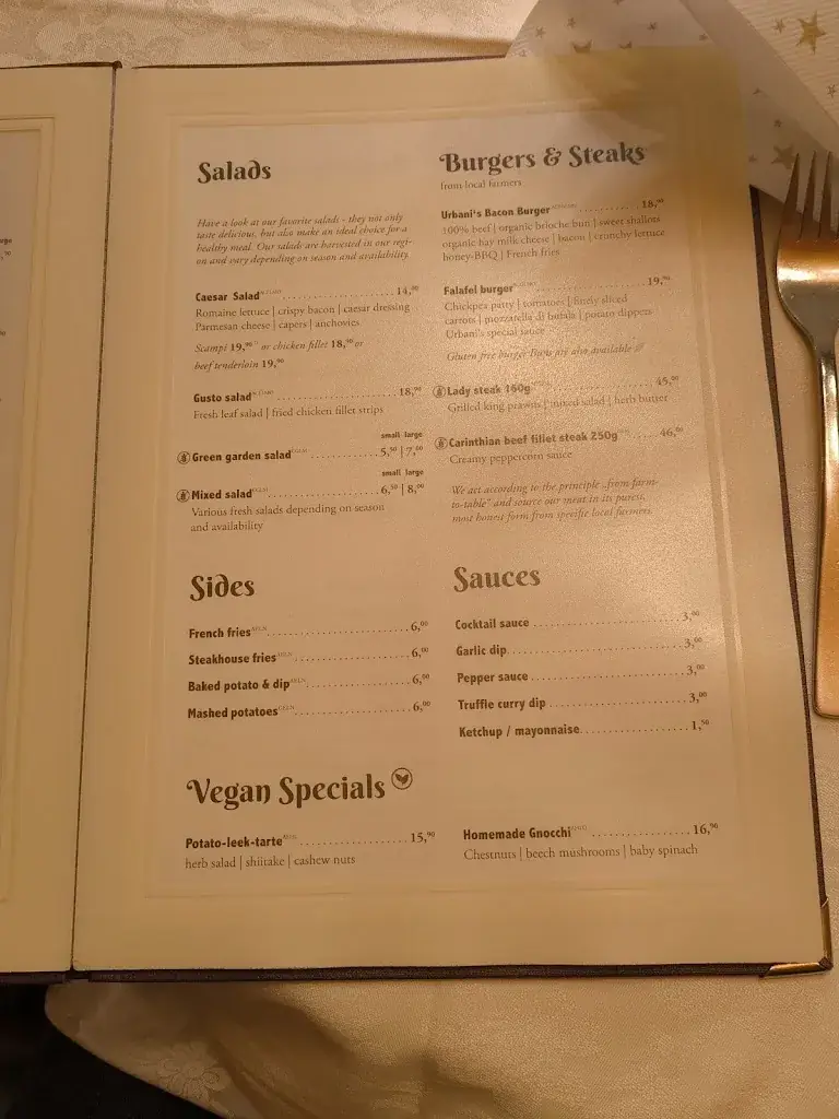 Menu_Gasthaus Urbani Wirt Bodensdorf_Bodensdorf_immagine_4