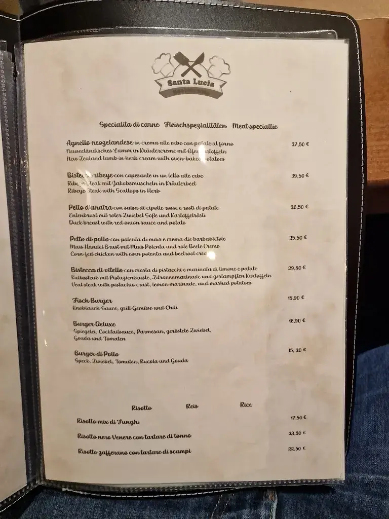 Menu_Restaurant & Pizzeria Santa Lucia - Bodensdorf_Bodensdorf_image_4
