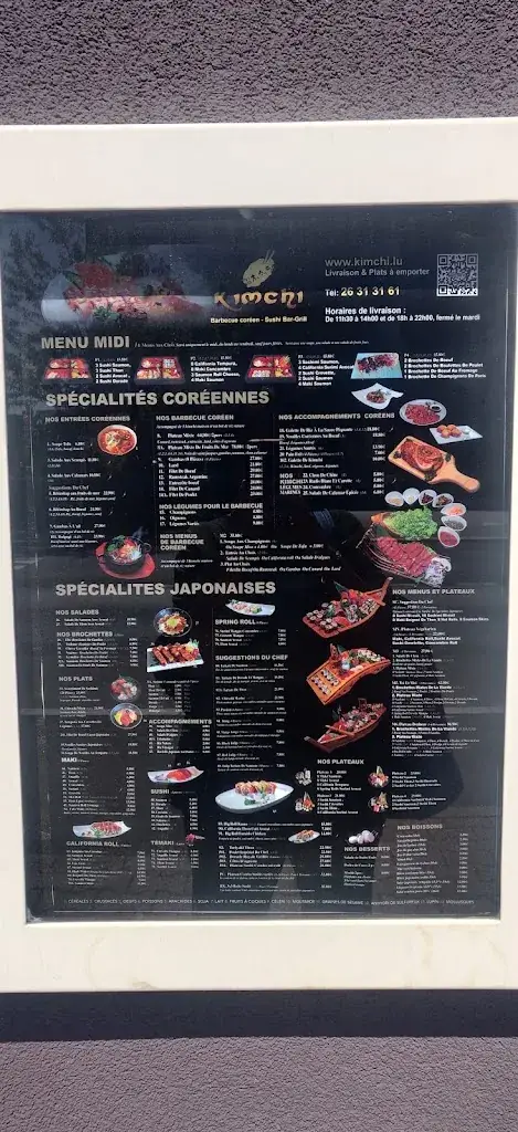 Menu_Kimchi Restaurant_Strassen_immagine_3