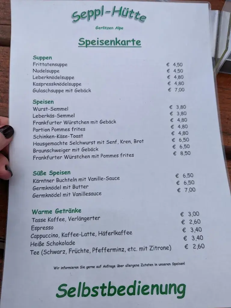 Menu_Sepplhütte_Bodensdorf_immagine_1