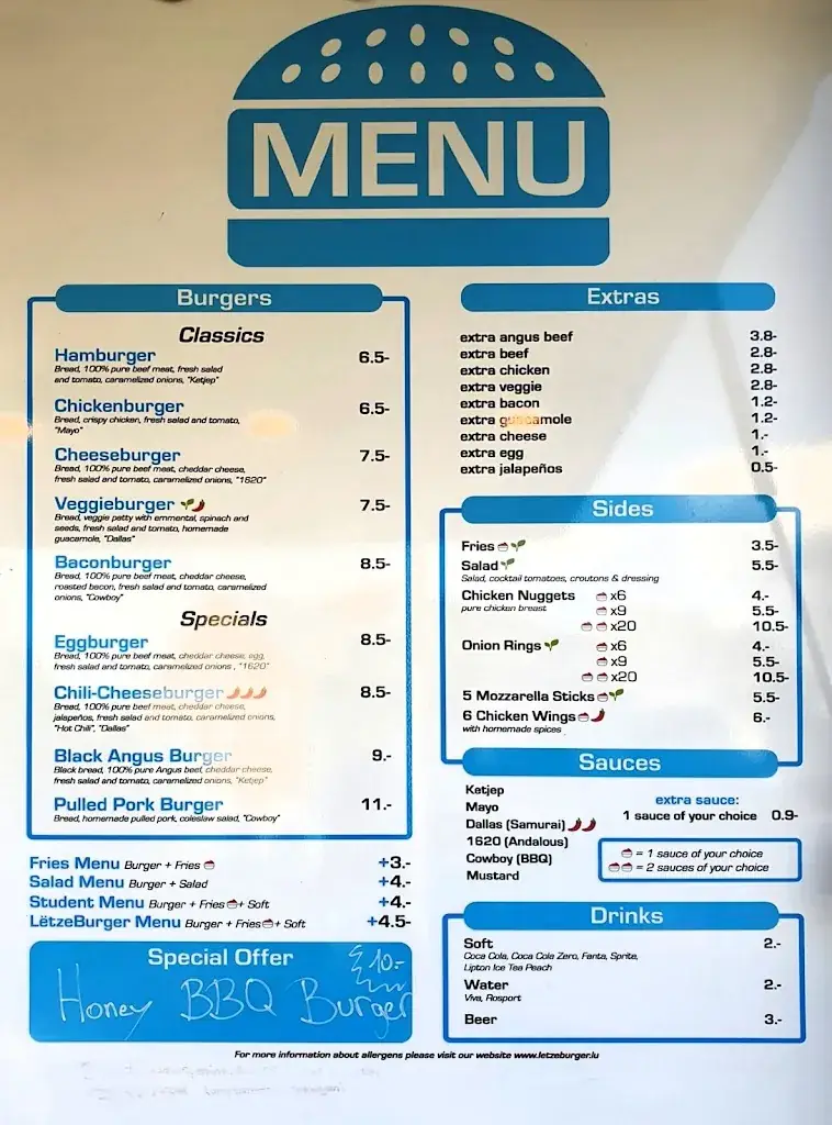 Menu_LëtzeBurger Strassen_Strassen_immagine_3