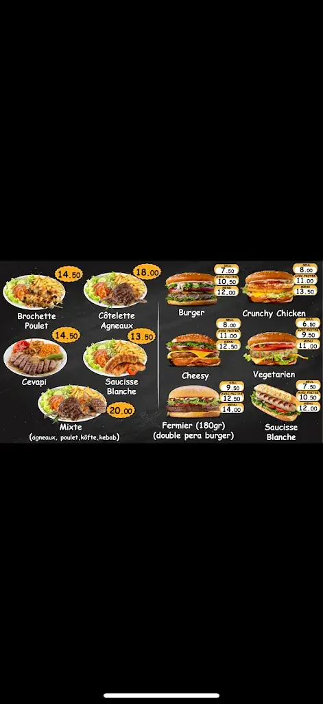 Menu_Pera İstanbul burger kebap tacos_Strassen_image_2