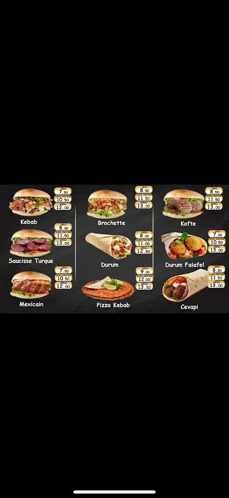 Menu_Pera İstanbul burger kebap tacos_Strassen_image_4