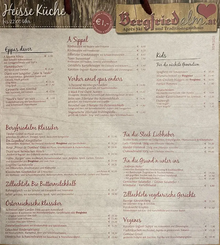 Menu_Gasthaus & Almbar Bergfriedalm_Tux_immagine_1